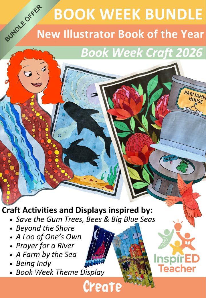 Book Week 2026 New Illustrator Book of the Year Craft and Display Bundle